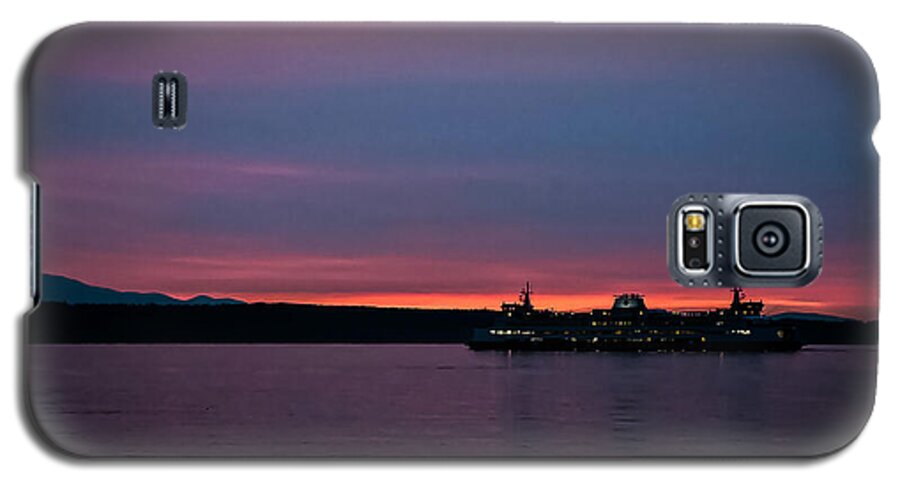 Sunset  with the Ferry  - Phone Case