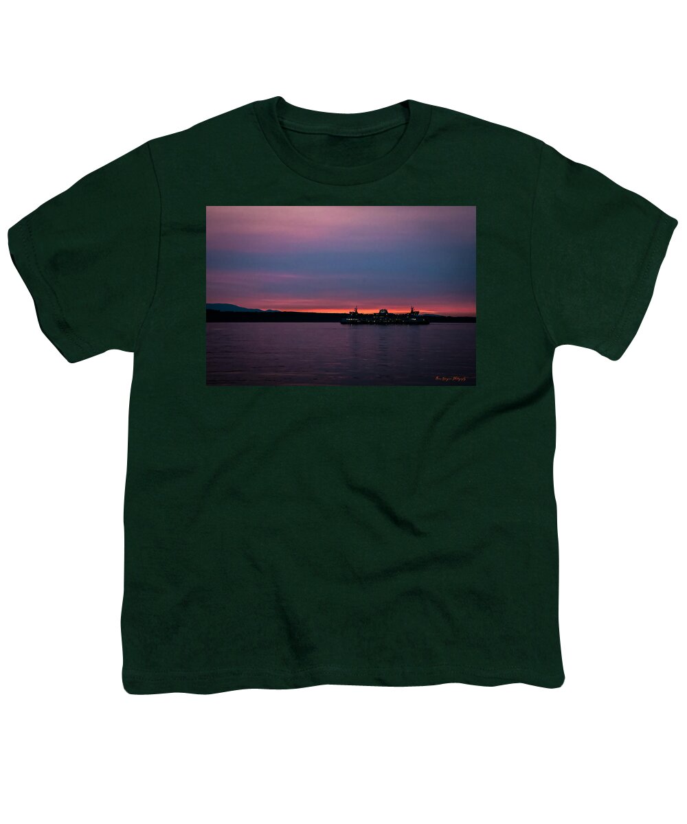 Sunset  with the Ferry  - Youth T-Shirt