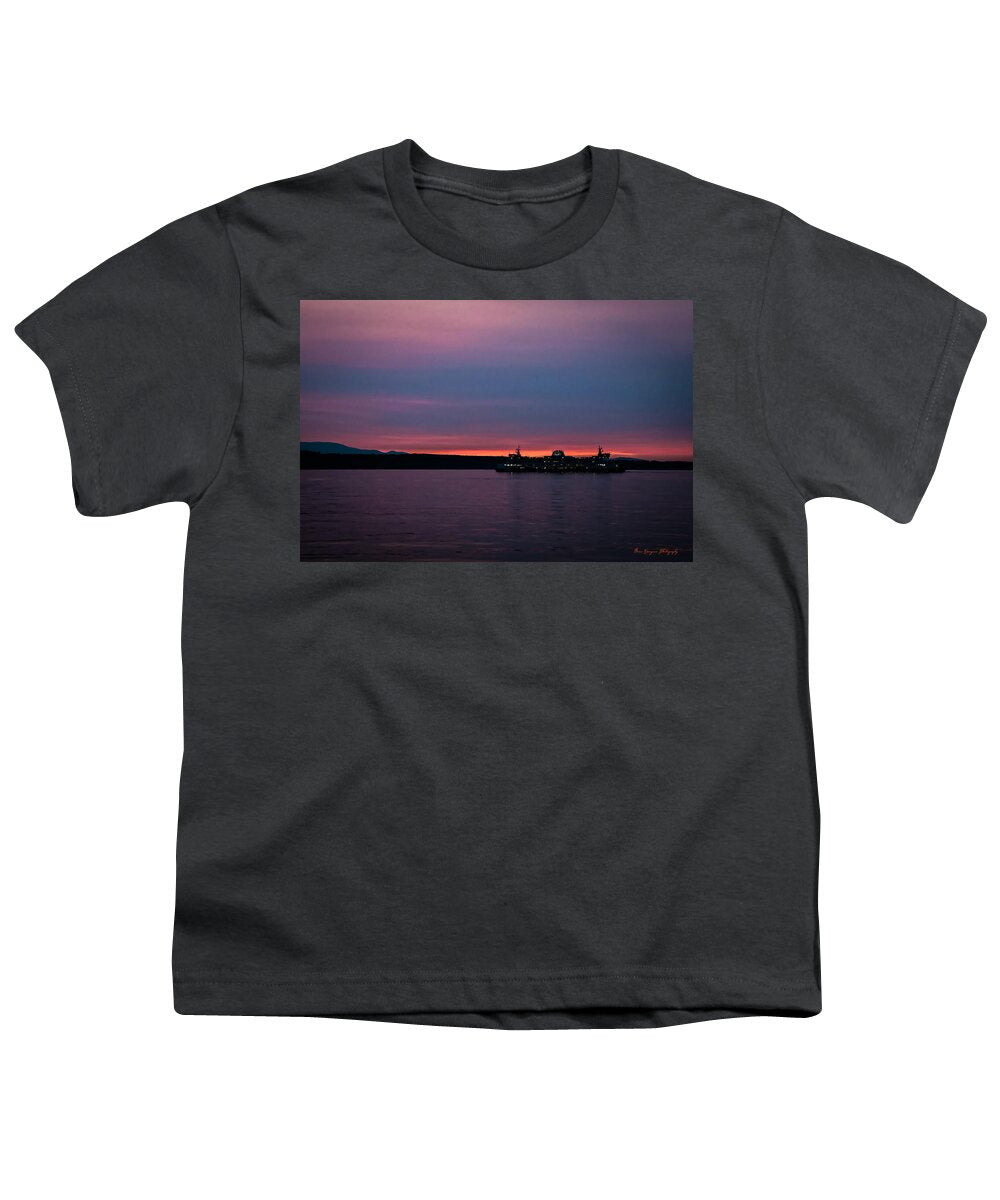 Sunset  with the Ferry  - Youth T-Shirt