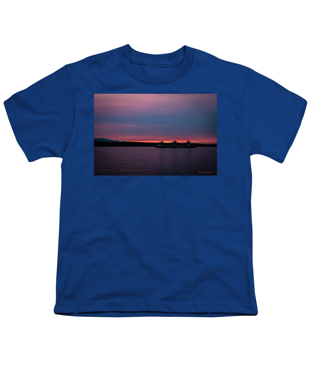 Sunset  with the Ferry  - Youth T-Shirt