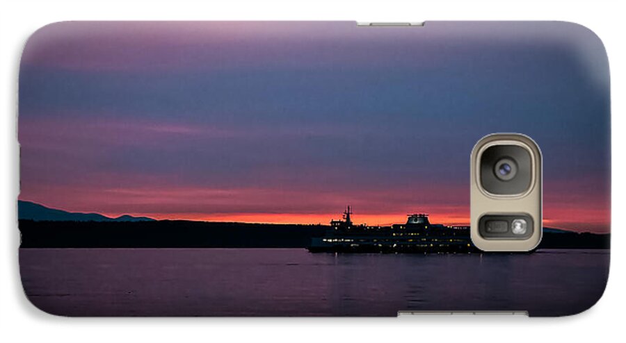 Sunset  with the Ferry  - Phone Case
