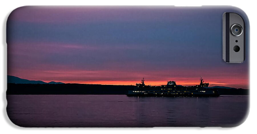 Sunset  with the Ferry  - Phone Case