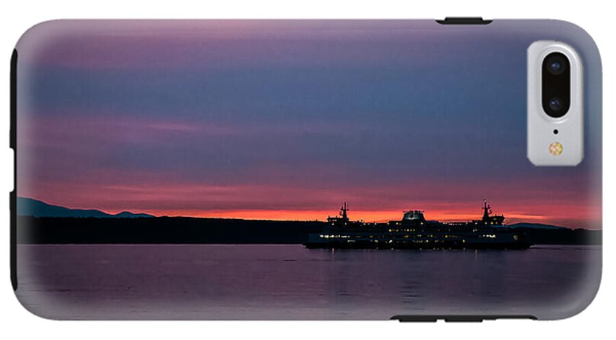 Sunset  with the Ferry  - Phone Case