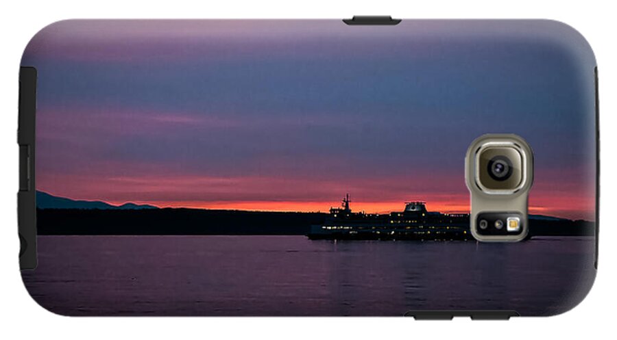 Sunset  with the Ferry  - Phone Case