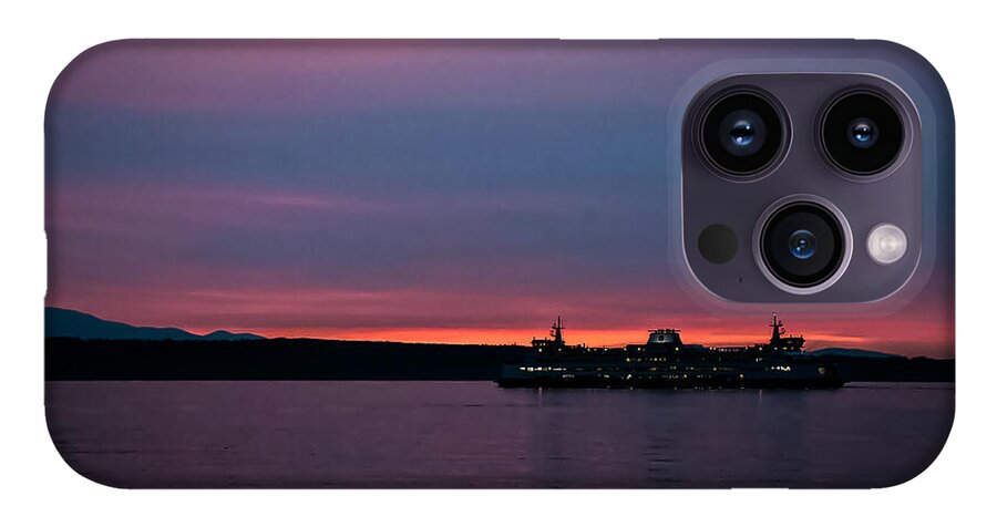 Sunset  with the Ferry  - Phone Case