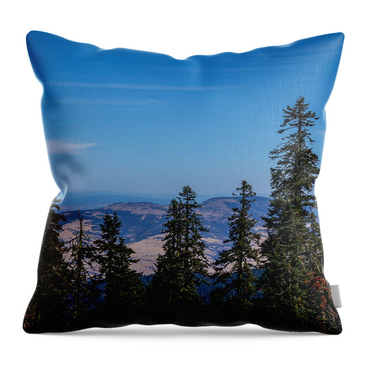 Threw the trees  - Throw Pillow