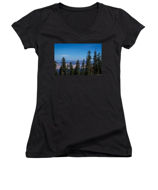 Threw the trees  - Women's V-Neck