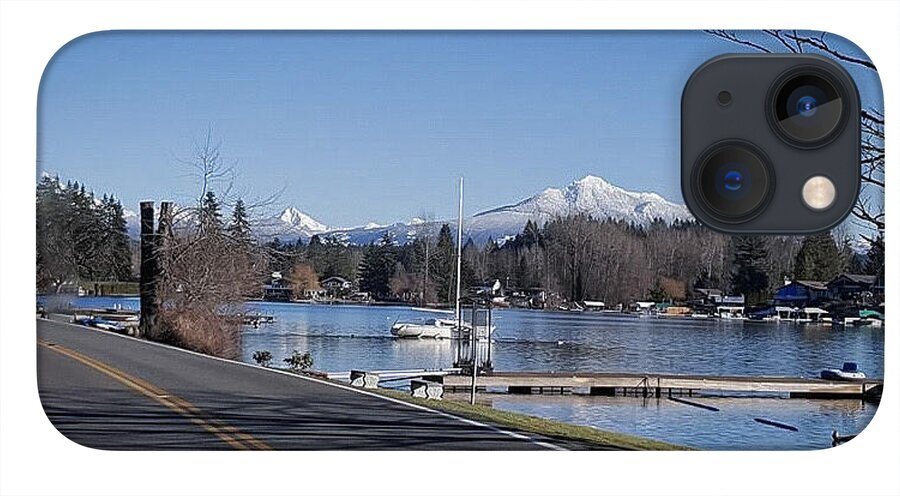 View of lake Steven - Phone Case