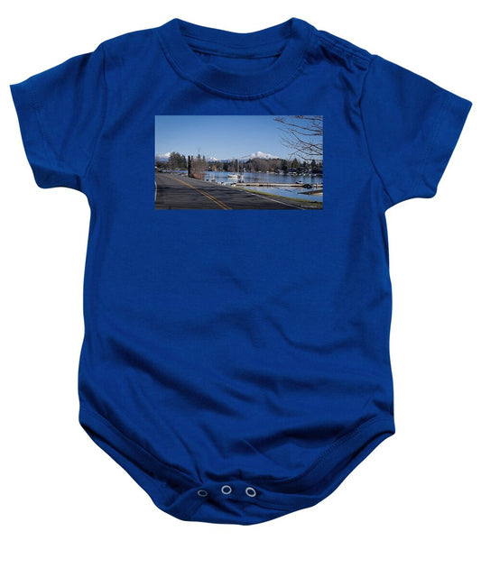 View of lake Steven - Baby Onesie