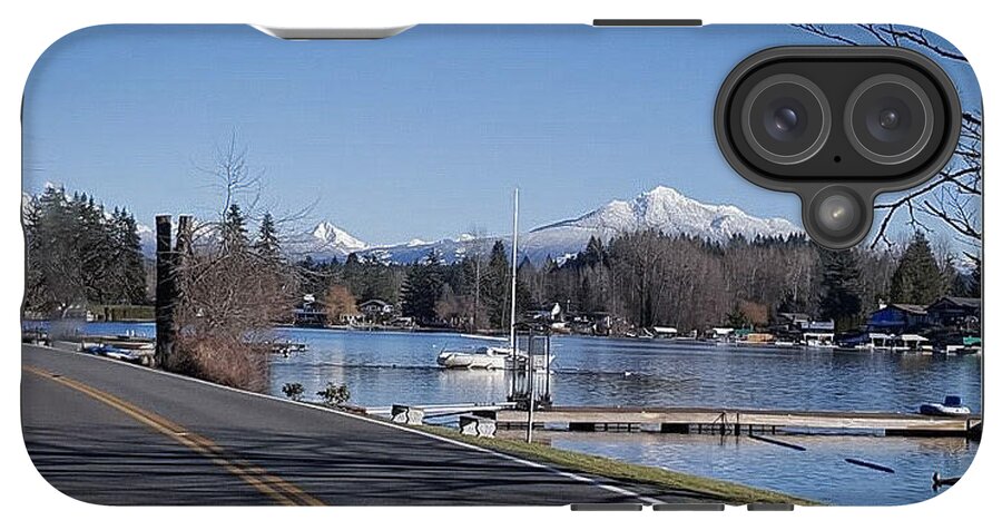 View of lake Steven - Phone Case