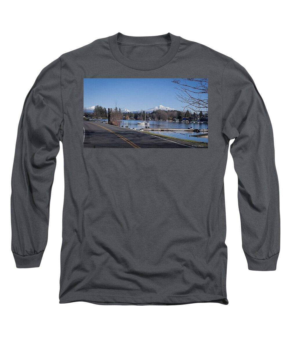 View of lake Steven - Long Sleeve T-Shirt