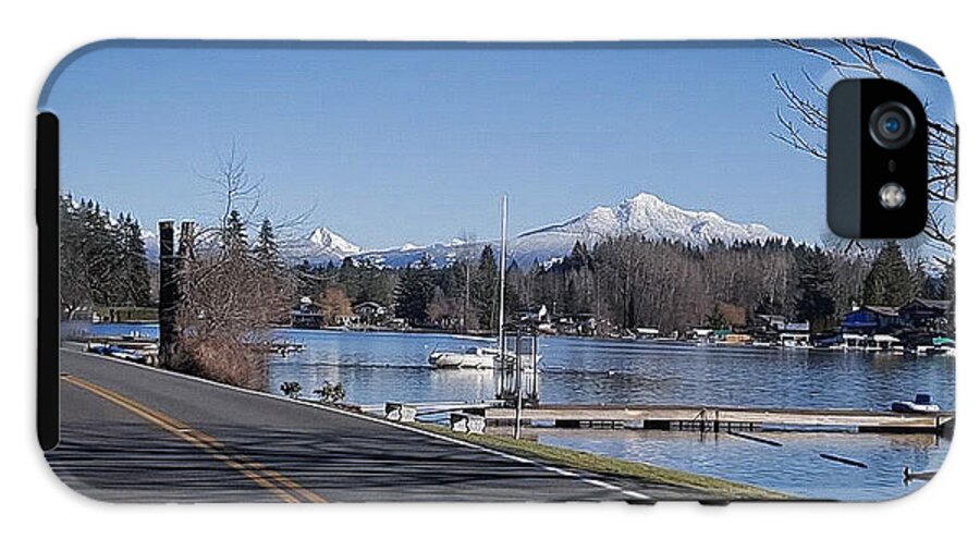 View of lake Steven - Phone Case