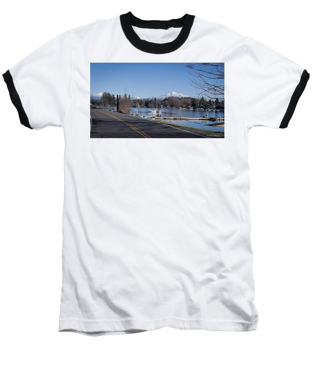 View of lake Steven - Baseball T-Shirt