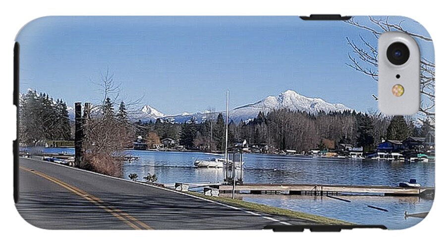 View of lake Steven - Phone Case