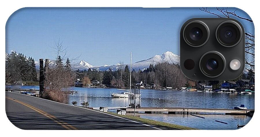 View of lake Steven - Phone Case