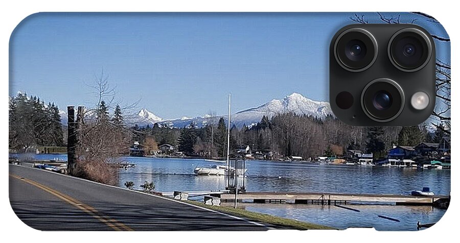 View of lake Steven - Phone Case