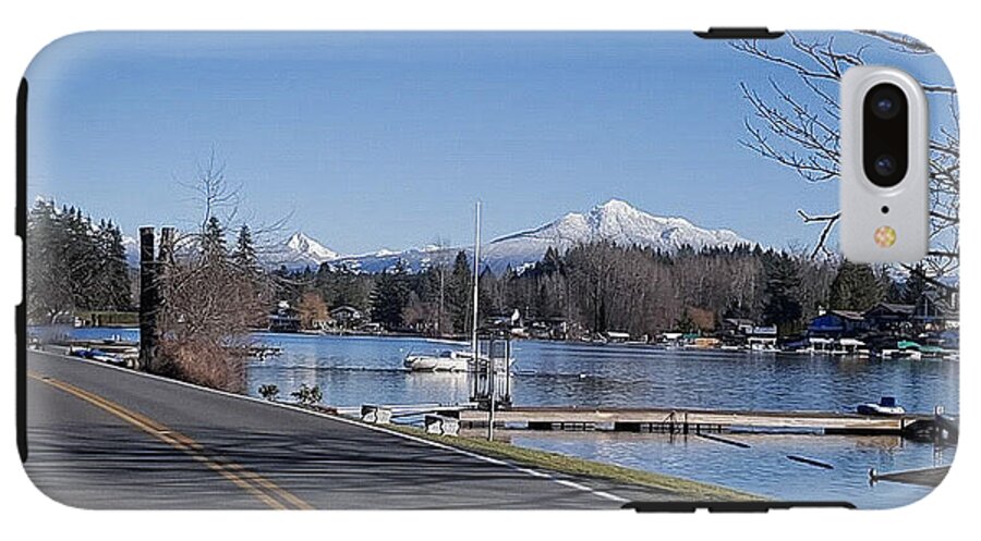 View of lake Steven - Phone Case