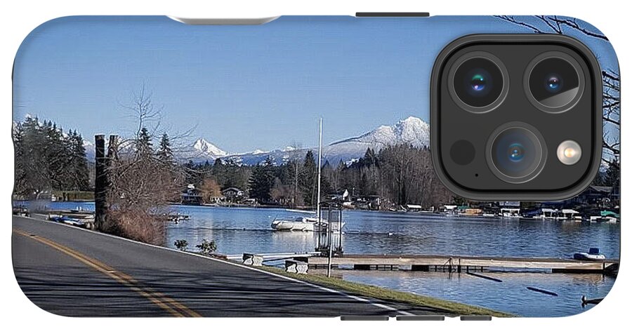 View of lake Steven - Phone Case