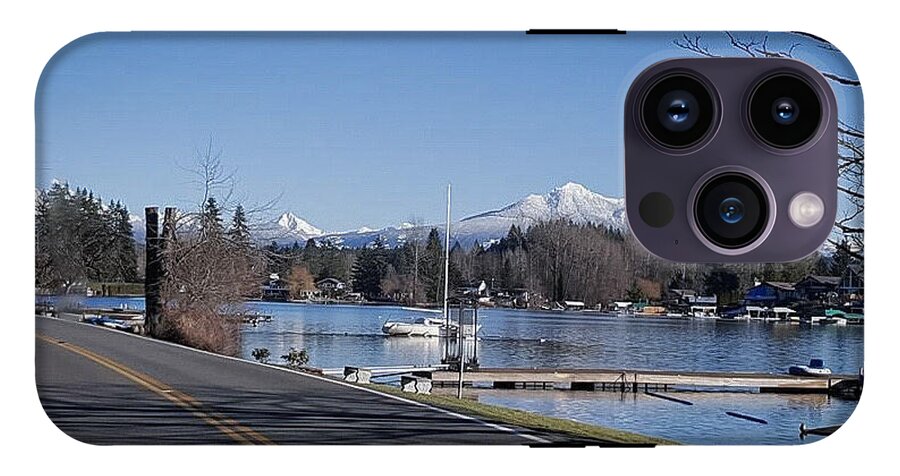 View of lake Steven - Phone Case