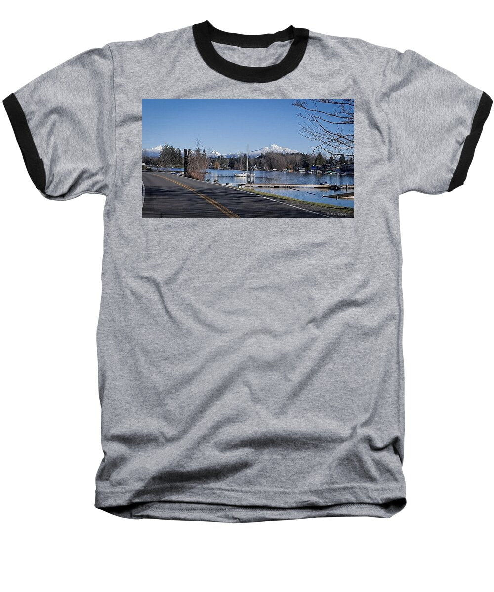 View of lake Steven - Baseball T-Shirt