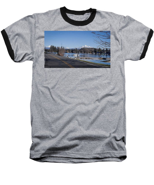 View of lake Steven - Baseball T-Shirt