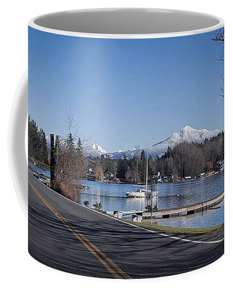 View of lake Steven - Mug