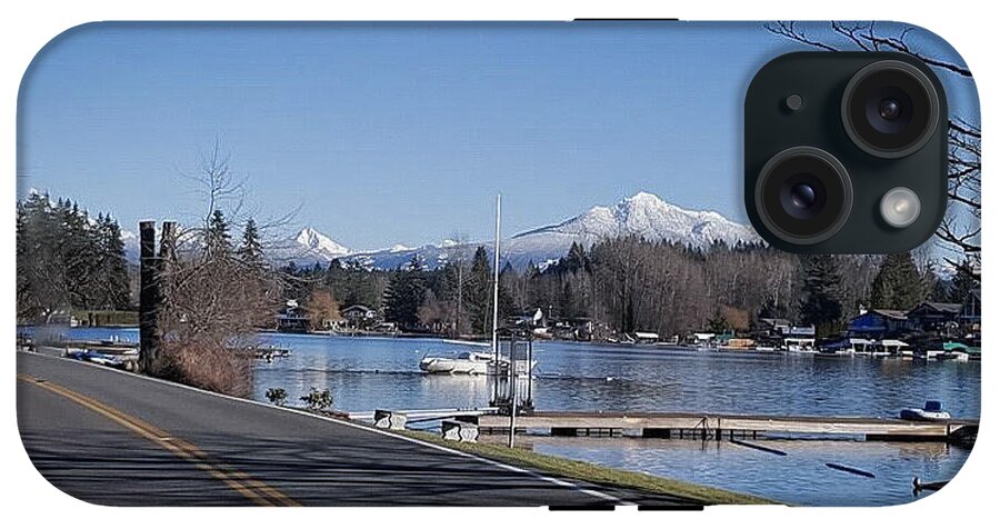 View of lake Steven - Phone Case