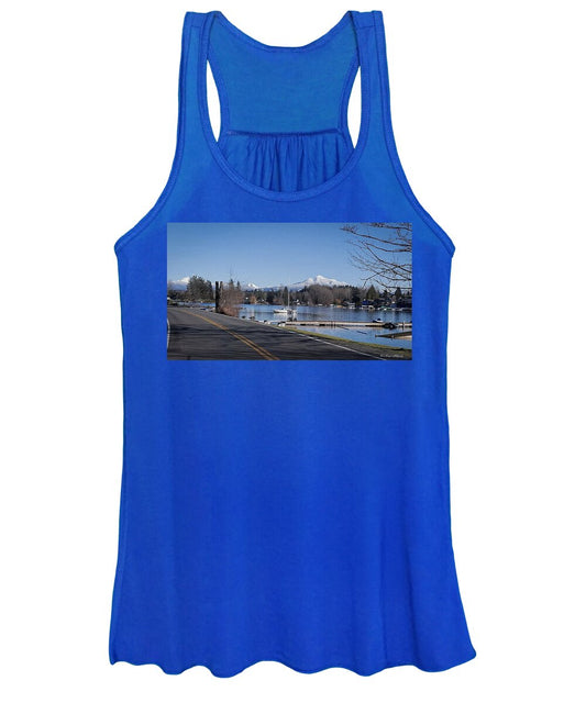 View of lake Steven - Women's Tank Top