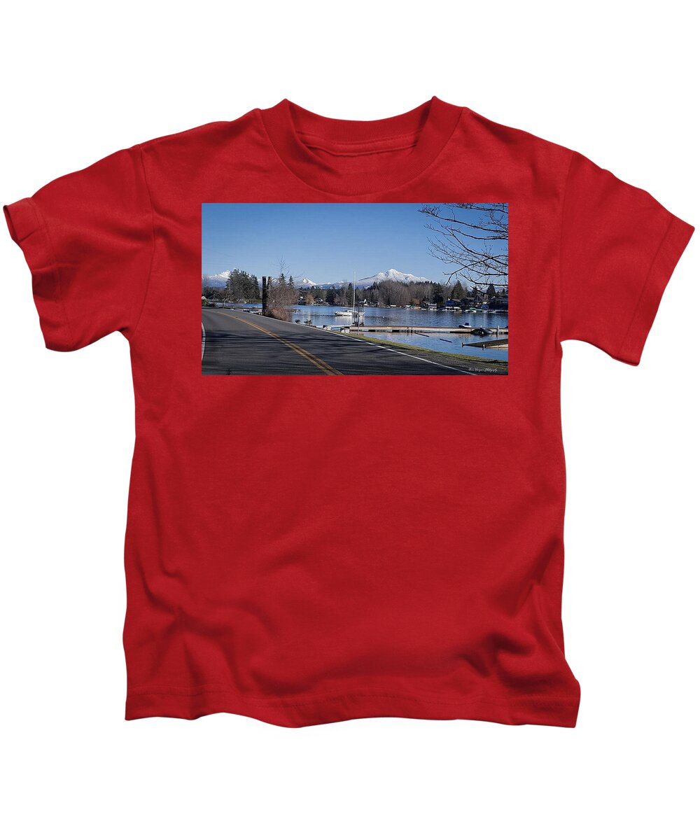 View of lake Steven - Kids T-Shirt