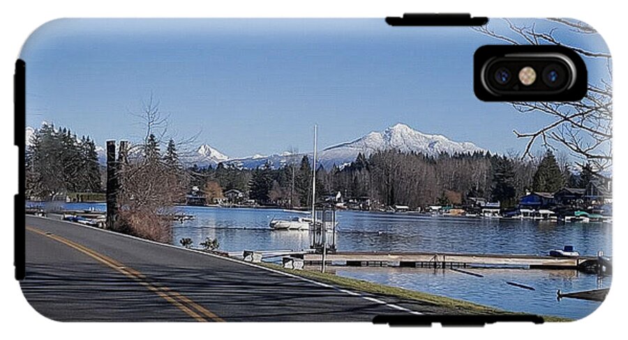 View of lake Steven - Phone Case