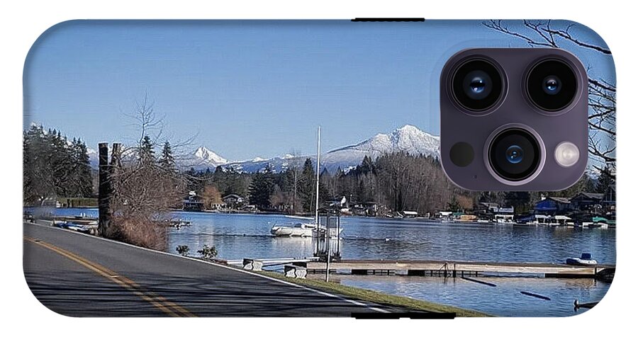 View of lake Steven - Phone Case