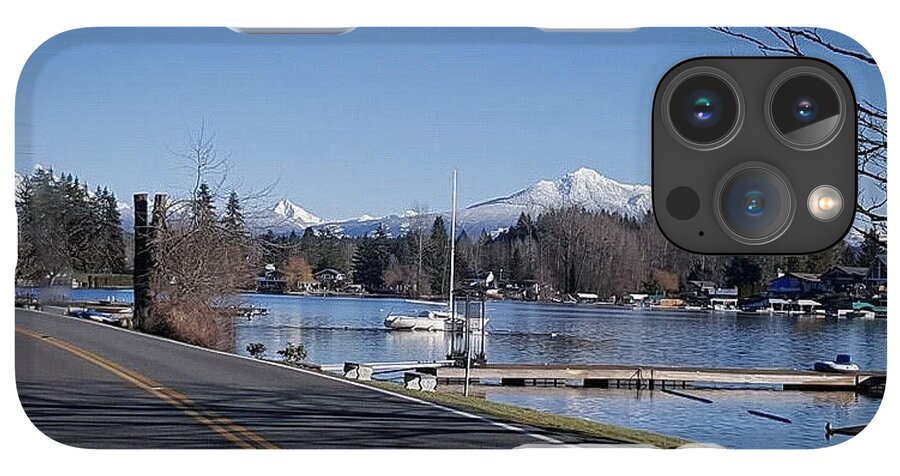 View of lake Steven - Phone Case