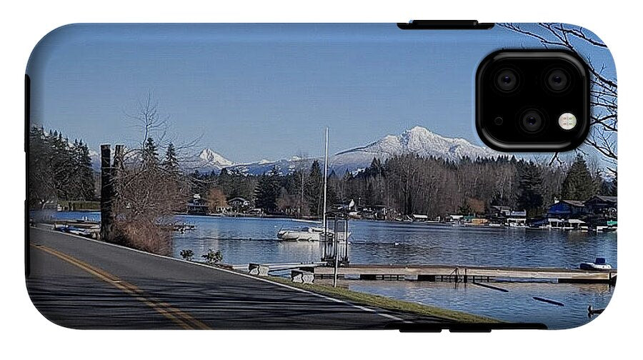 View of lake Steven - Phone Case