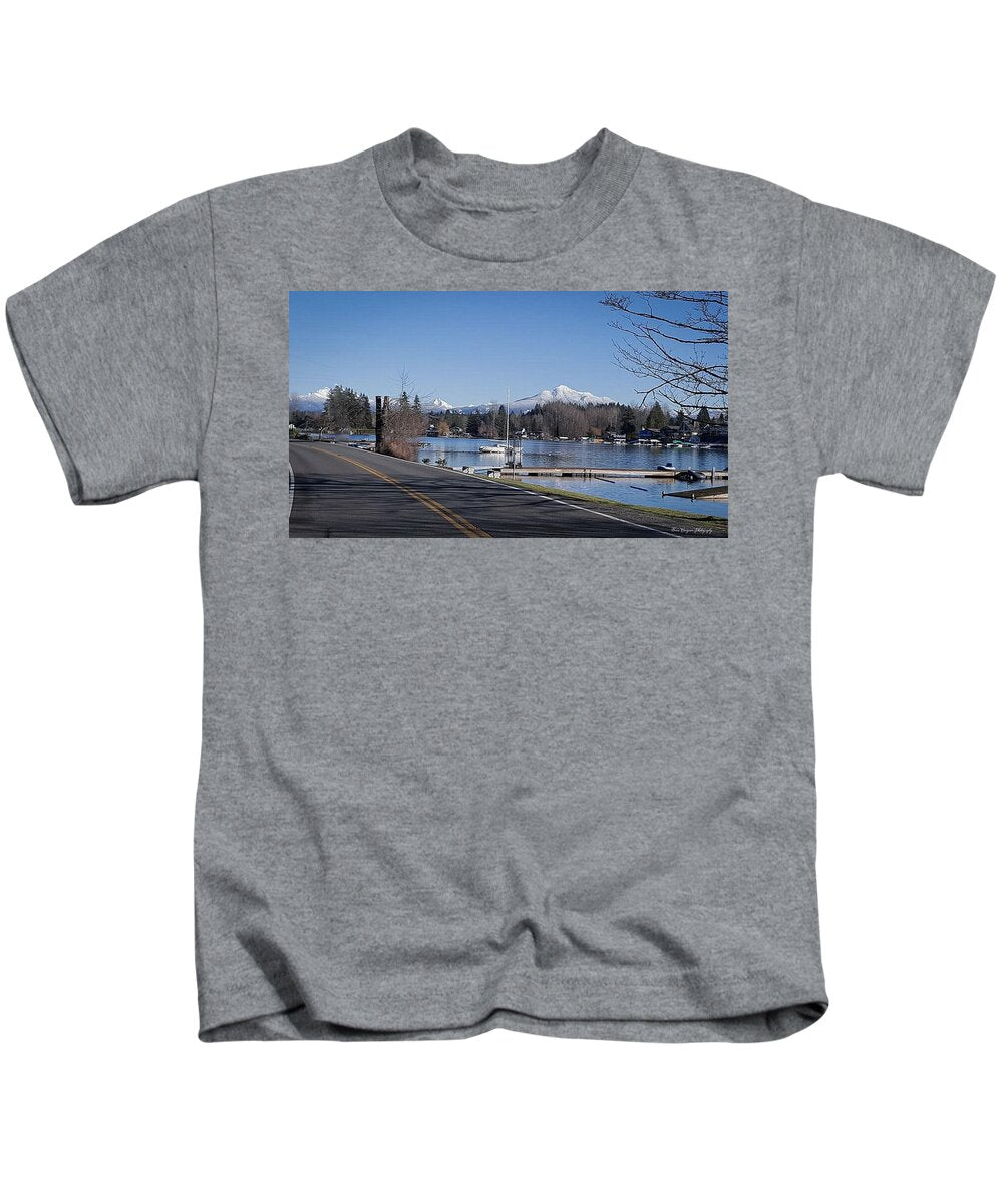 View of lake Steven - Kids T-Shirt