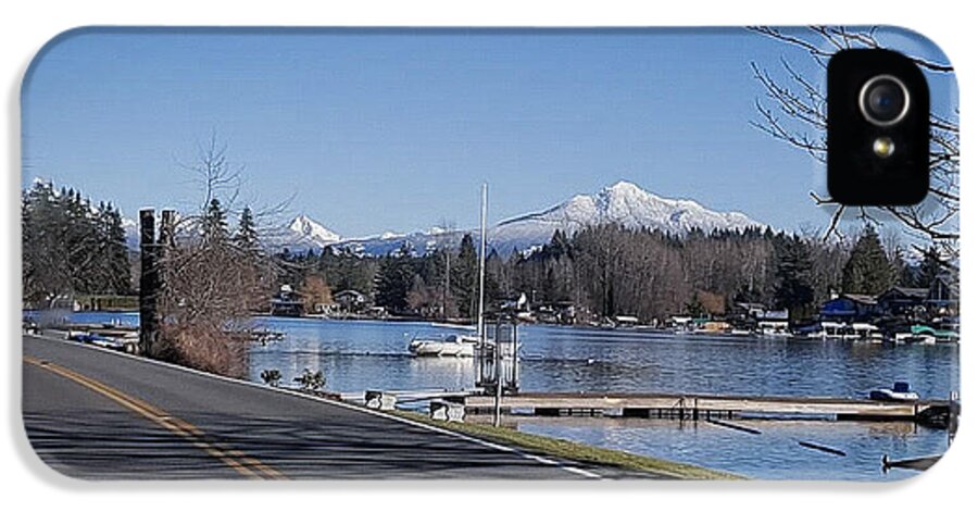 View of lake Steven - Phone Case