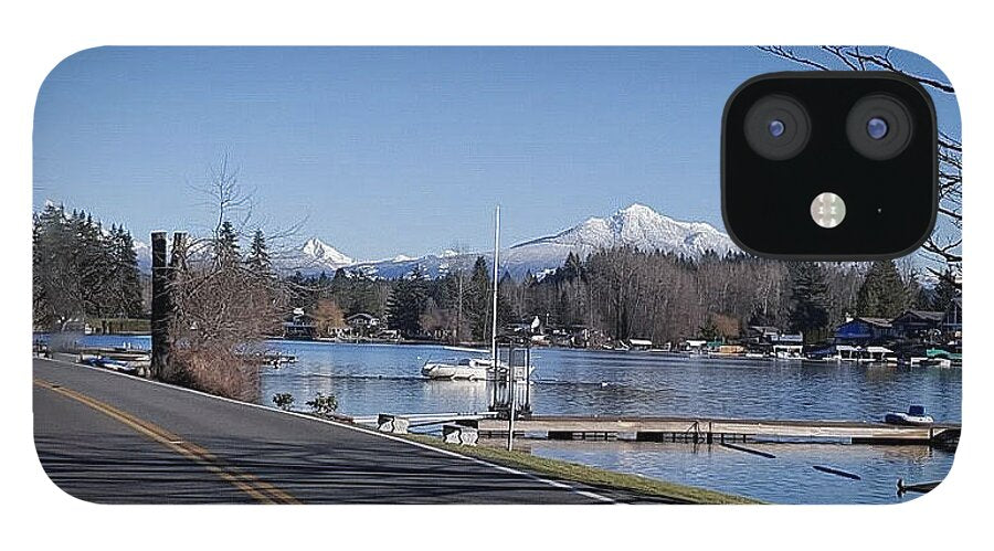 View of lake Steven - Phone Case