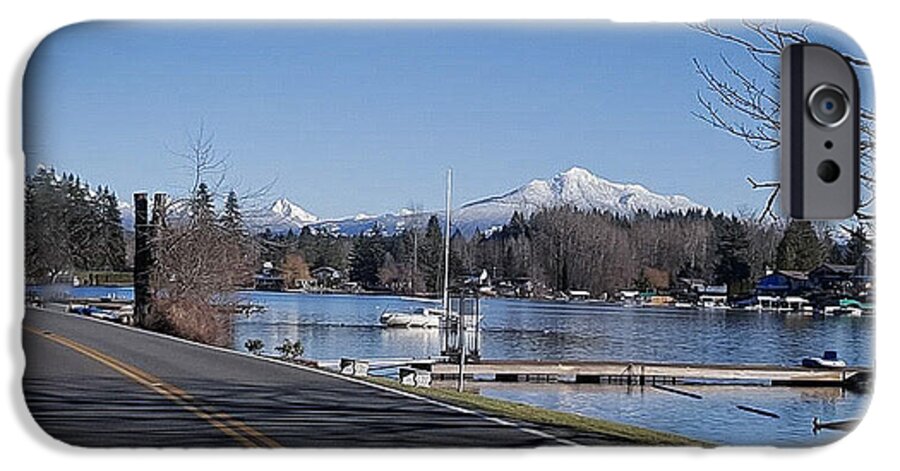 View of lake Steven - Phone Case