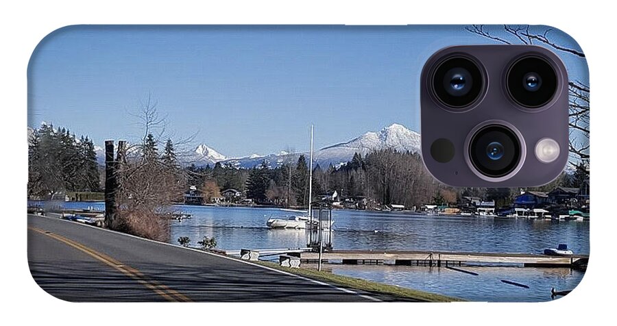 View of lake Steven - Phone Case