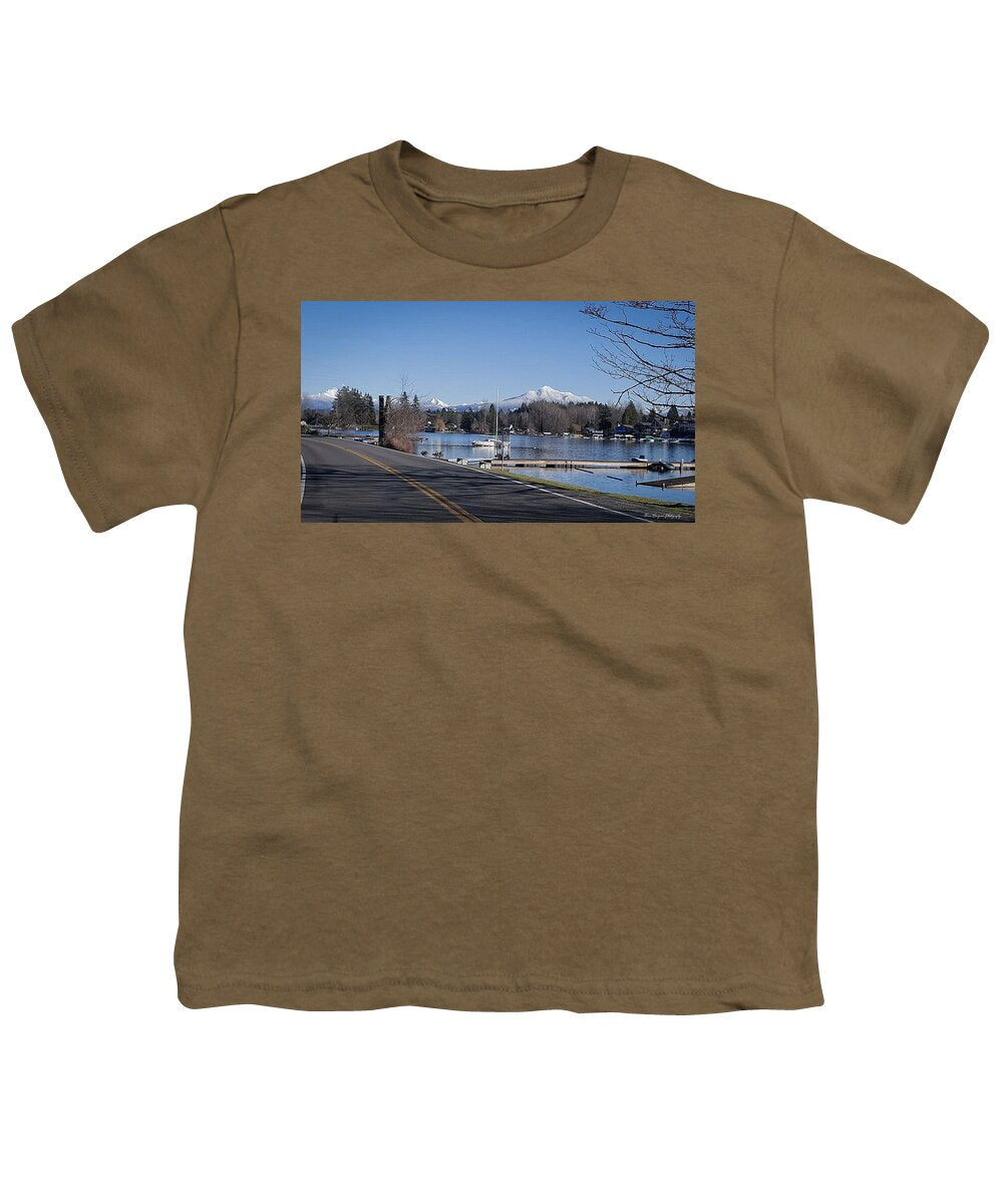 View of lake Steven - Youth T-Shirt