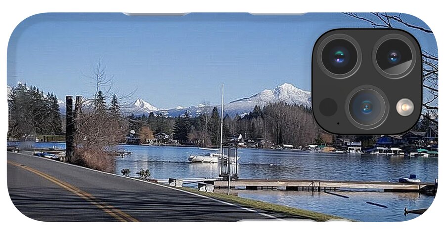 View of lake Steven - Phone Case