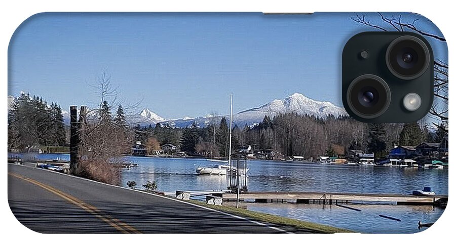 View of lake Steven - Phone Case