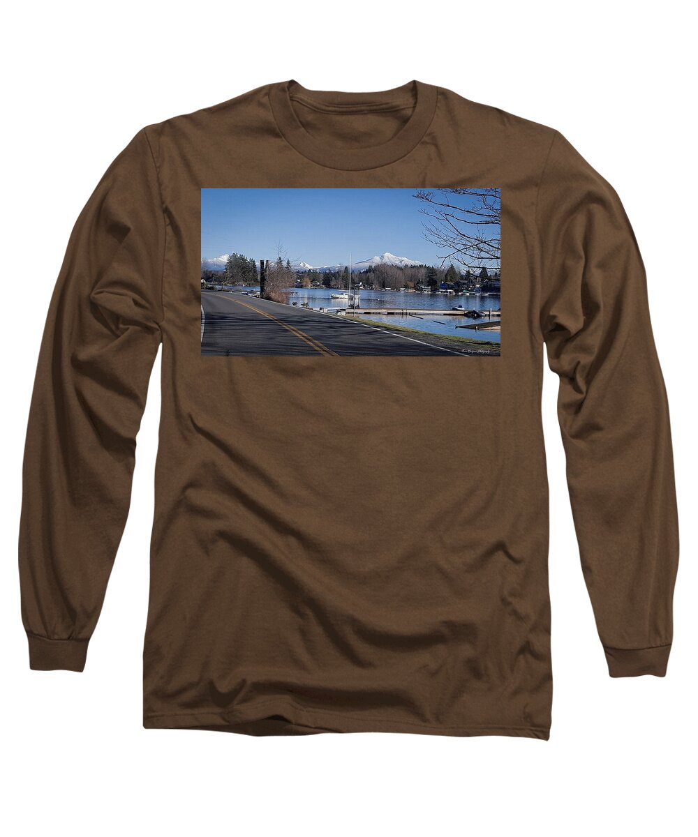 View of lake Steven - Long Sleeve T-Shirt