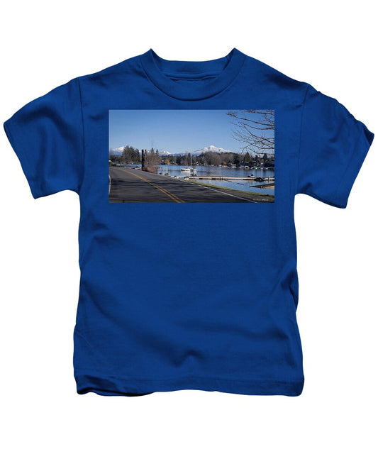View of lake Steven - Kids T-Shirt