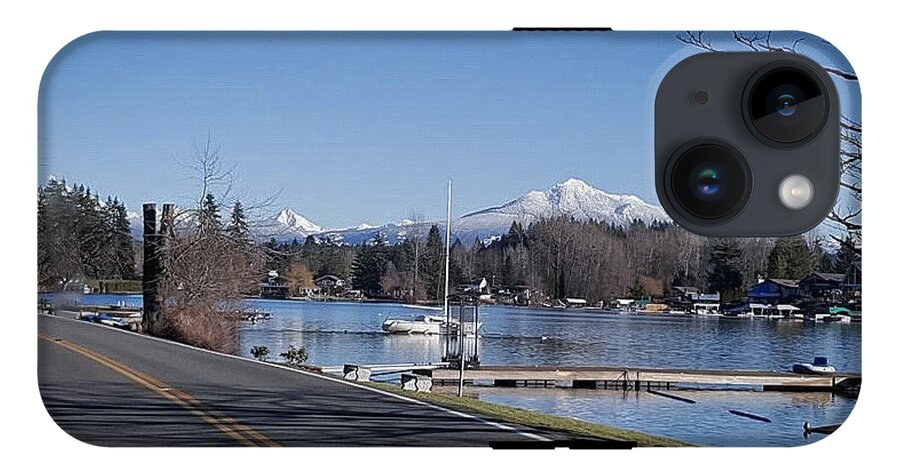 View of lake Steven - Phone Case