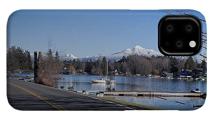View of lake Steven - Phone Case