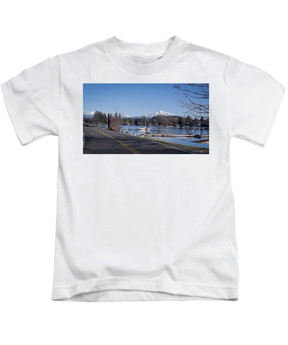 View of lake Steven - Kids T-Shirt