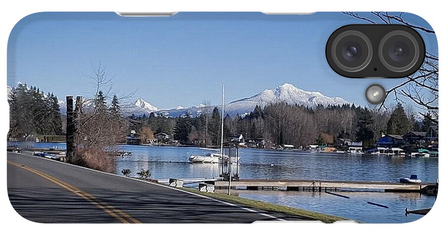 View of lake Steven - Phone Case