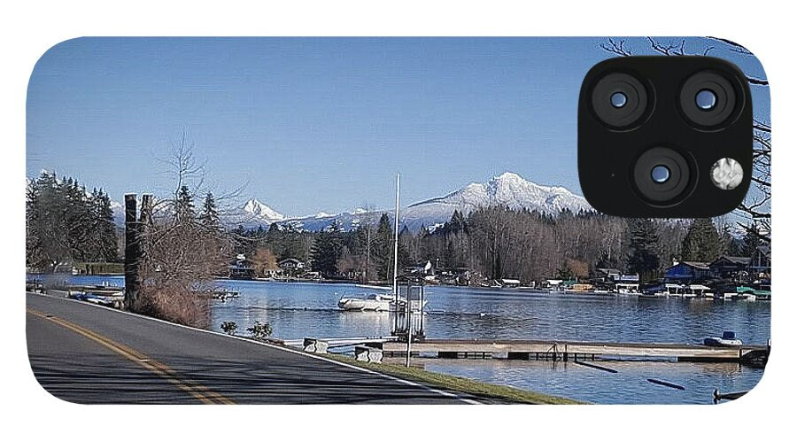 View of lake Steven - Phone Case
