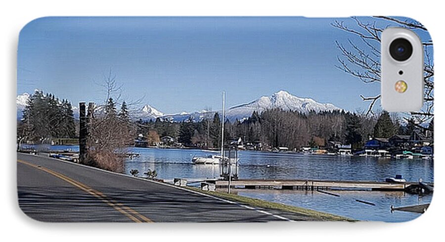 View of lake Steven - Phone Case