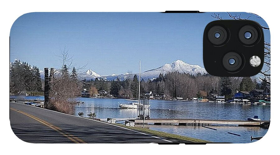 View of lake Steven - Phone Case